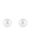 Prihan Luxury Jewelry_White Pearls Necklace And Earring Set _Online_at_Aza_Fashions