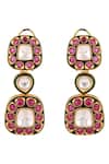 Prihan Luxury Jewelry_Rust Designer Necklace And Earring Set _at_Aza_Fashions