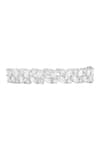 Prihan Luxury Jewelry_White Rhodium Plated Bangle Set _Online_at_Aza_Fashions