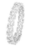 Buy_Prihan Luxury Jewelry_White Rhodium Plated Bangle Set _Online_at_Aza_Fashions