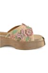 Shop_Anaar_Multi Color Embroidery, Beads Vanessa Sandals _Online_at_Aza_Fashions