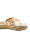 Shop_Anaar_Gold Sequins, Beads Designer Summerdaze Sandals _Online_at_Aza_Fashions