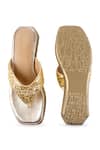 Buy_Anaar_Gold Sequins, Beads Designer Summerdaze Sandals 
