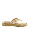 Anaar_Beige Beads, Sequins Designer Embellished Sandals _Online_at_Aza_Fashions