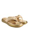 Buy_Anaar_Beige Beads, Sequins Designer Embellished Sandals _at_Aza_Fashions