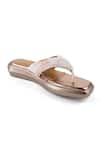 Anaar_White Beads, Sequins Spring Sonnet Sandals _Online_at_Aza_Fashions