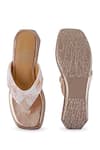 Anaar_White Beads, Sequins Spring Sonnet Sandals _at_Aza_Fashions