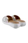 Shop_Anaar_Beige Fabric Flowers Designer Villa Magnolia Sandals _at_Aza_Fashions