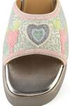 Anaar_Multi Color Embroidery, Beads Ti Amo Sandals _at_Aza_Fashions