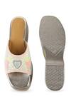 Buy_Anaar_Multi Color Embroidery, Beads Ti Amo Sandals 