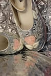 Chal Jooti_Silver Blush Bonbon Wedding Sneakers _at_Aza_Fashions