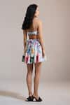 Shop_THE IASO_Multi Color Beads Dreamscape Flared Skirt Set _at_Aza_Fashions