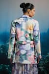 Shop_THE IASO_ Floral Print Blazer Jacket _at_Aza_Fashions
