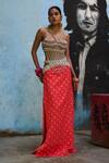 Shop_Surily G_Net Stones Scoop Neck Jewelled Blouse  _at_Aza_Fashions