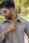 Hilo Design_Brown Cavalier Light Shacket _Online_at_Aza_Fashions