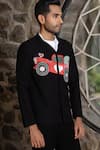 Shop_Hilo Design_Black Embroidery Cruise Shacket _at_Aza_Fashions