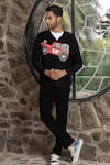 Buy_Hilo Design_Black Embroidery Cruise Shacket _at_Aza_Fashions
