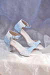 Buy_Around Always_Blue Beads Oyster Designer Sandals _at_Aza_Fashions