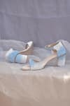 Shop_Around Always_Blue Beads Oyster Designer Sandals _at_Aza_Fashions