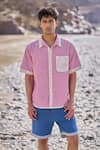 Buy_Dash And Dot_Red Cotton Reversible Madras Check Shirt _at_Aza_Fashions