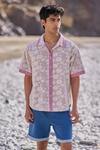 Buy_Dash And Dot_Red Cotton Reversible Madras Check Shirt _at_Aza_Fashions