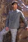 Shop_Dash And Dot_Gray Tencel Washed Grey Pant _Online_at_Aza_Fashions