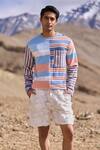Shop_Dash And Dot_Multi Color Cotton Stripe Blocked Tee _Online_at_Aza_Fashions