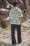 Shop_Dash And Dot_Black Cotton Washed Textured Pant _at_Aza_Fashions