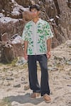 Buy_Dash And Dot_Black Cotton Washed Textured Pant _Online_at_Aza_Fashions