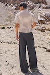 Dash And Dot_Multi Color Jacquard Polo T-shirt _Online