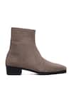 Shutiq_Brown Suede Jodhpur Boots _Online_at_Aza_Fashions