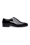 Shutiq_Black Embroidery Designer Patent Leather Shoes _Online_at_Aza_Fashions