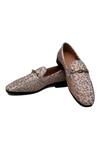 Buy_Shutiq_Beige Buckles Python Print Designer Shoes _at_Aza_Fashions