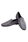Buy_Shutiq_Gray Designer Grey Suede Shoes _at_Aza_Fashions