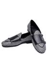 Buy_Shutiq_Black Designer Tessera Monk Shoes _at_Aza_Fashions