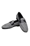 Buy_Shutiq_Black Tessera Bar And White Designer Shoes _at_Aza_Fashions
