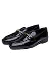 Shop_Shutiq_Black Buckles Designer Patent Leather Shoes _at_Aza_Fashions