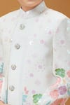 Buy_Arihant Rai Sinha_White Silk, Cotton Embroidery Floral Sherwani And Pant Set _Online_at_Aza_Fashions