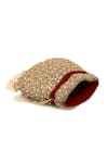 The Tan Clan_Maroon Beads, Tassels Sehaj Potli Bag _Online_at_Aza_Fashions