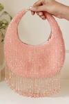 Buy_The Tan Clan_Pink Beads Sera Drop Pearls Batua Bag _at_Aza_Fashions