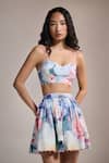 Buy_THE IASO_Multi Color Beads Dreamscape Flared Skirt Set _at_Aza_Fashions