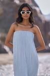 Shop_Dash And Dot_Sky Blue Open Neck Crushed Crinkled Midi Dress _Online_at_Aza_Fashions