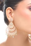 Shop Nazaakat By Samara Singh Aqua American Diamond Earrings Online at Aza Fashions Shop_Nazaakat By Samara Singh_Aqua American Diamond Earrings _Online_at_Aza_Fashions