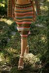 Surily G_Multi Color Net Beads Multicolor Embroidered Designer Skirt _Online_at_Aza_Fashions