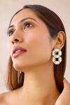 Buy_Bblingg_White Crystals Cavana Double Studs With Swarovski _at_Aza_Fashions