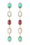 Bblingg_Multi Color Crystals Cavi Danglers With _Online_at_Aza_Fashions