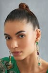 Buy_Bblingg_Multi Color Crystals Cavi Danglers With _at_Aza_Fashions
