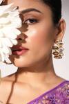 Buy_Bblingg_White Crystals Cavana Hoops With _at_Aza_Fashions
