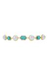 Bblingg_Green Emerald Crystal Pearl Choker _Online_at_Aza_Fashions