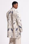 Shop_Balance By Rohit Bal_Ivory Linen Designer Jacket _at_Aza_Fashions